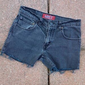 Levi's Women's Black Jean Shorts